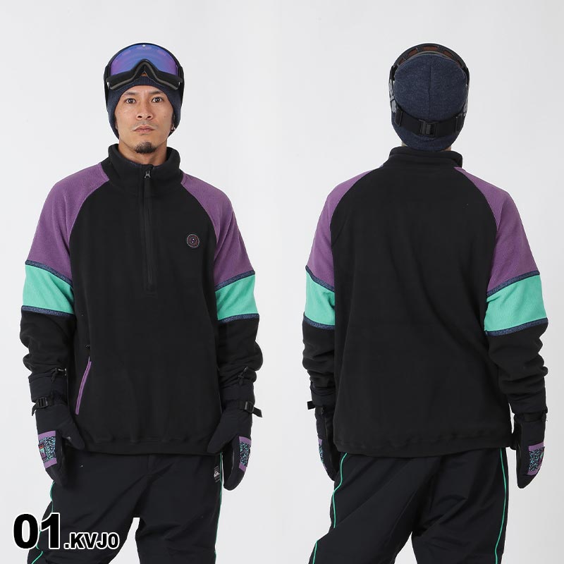 QUIKSILVER Men's Snow Inner EQYFT04561 Fleece Pullover Snowboard 