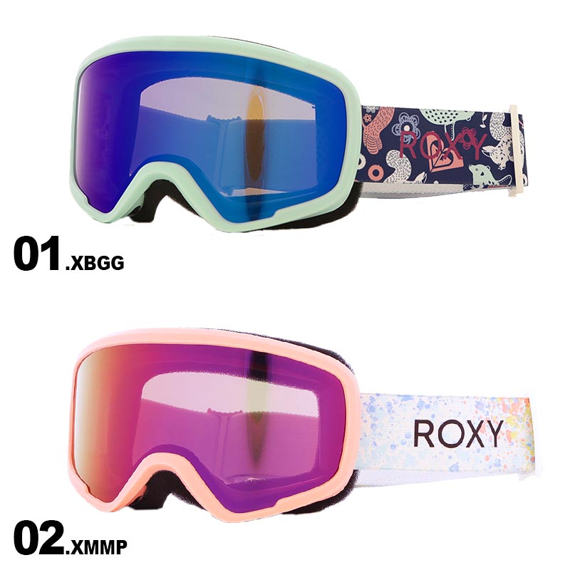 ROXY/ロキシー キッズ スノーボード ゴーグル ERGTG03019 平面レンズ