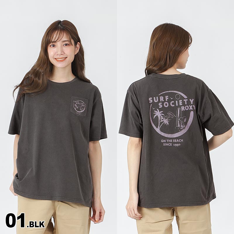 ROXY/ロキシー レディース 半袖 Tシャツ PEANUTS コラボ RST231089