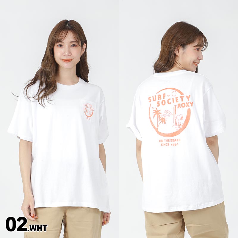 ROXY/ロキシー レディース 半袖 Tシャツ PEANUTS コラボ RST231089