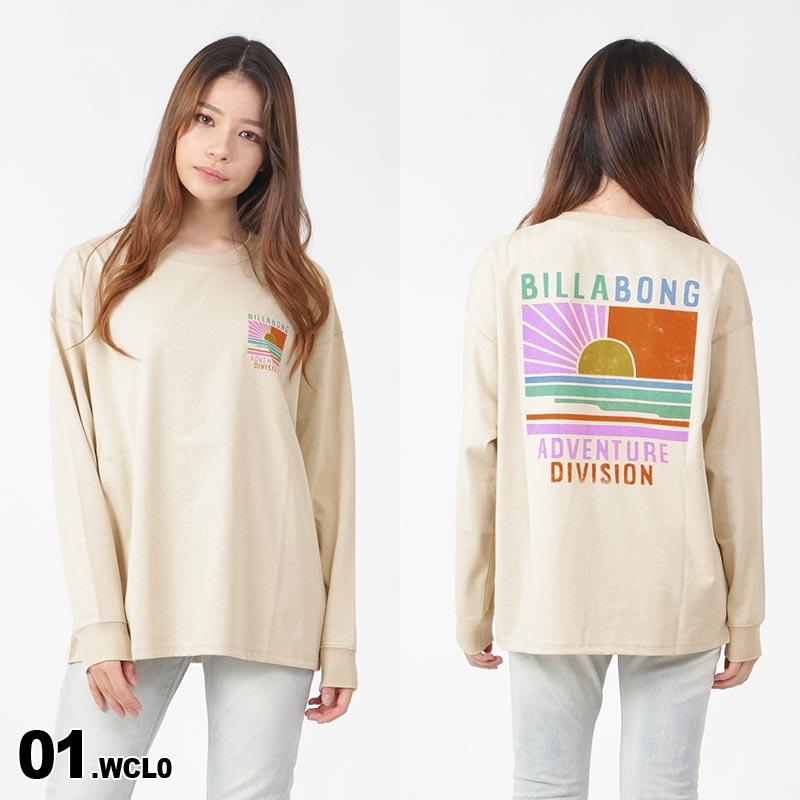 BILLABONG/ビラボン レディース ロングTシャツ BC014-055 長袖 ロンT