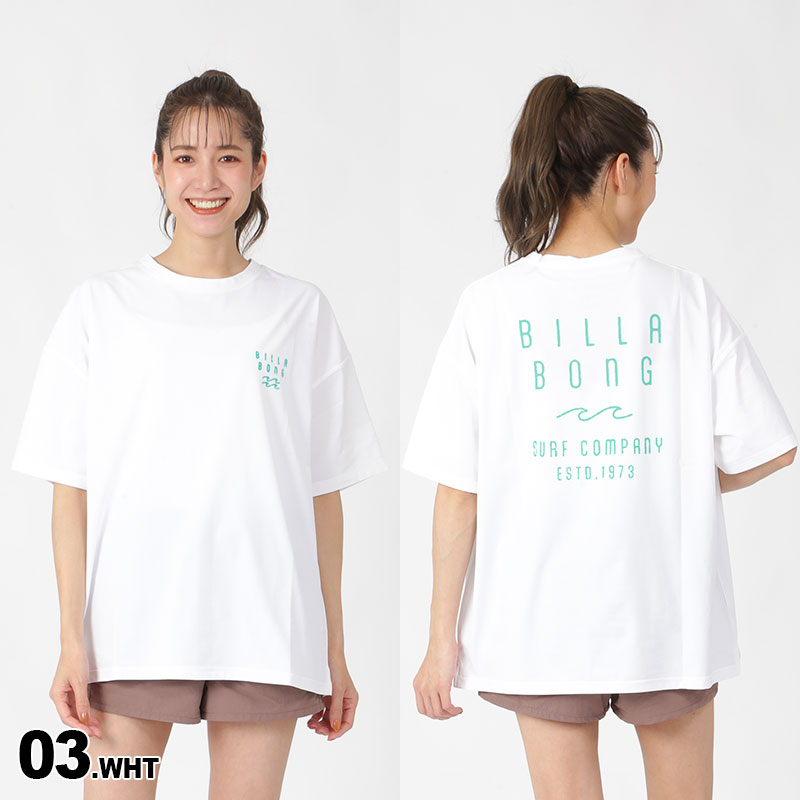 BILLABONG/ビラボン レディース 半袖 ラッシュガード Tシャツ