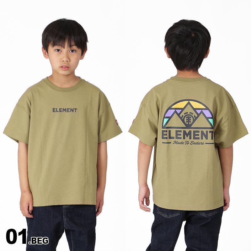 ELEMENT/エレメント キッズ 半袖 Tシャツ BC025-235 ティーシャツ