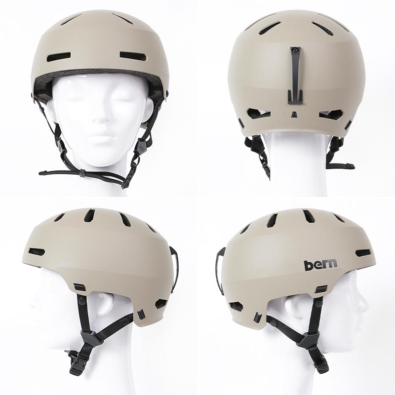 BERN/バーン メンズ＆レディース スノー用 ヘルメット MACON2.0 ...
