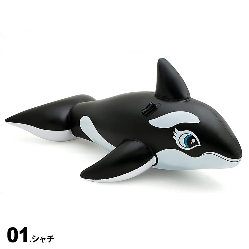 安全希少 INTEX クジラフロート 浮き輪 青クジラ ♯58564 その他